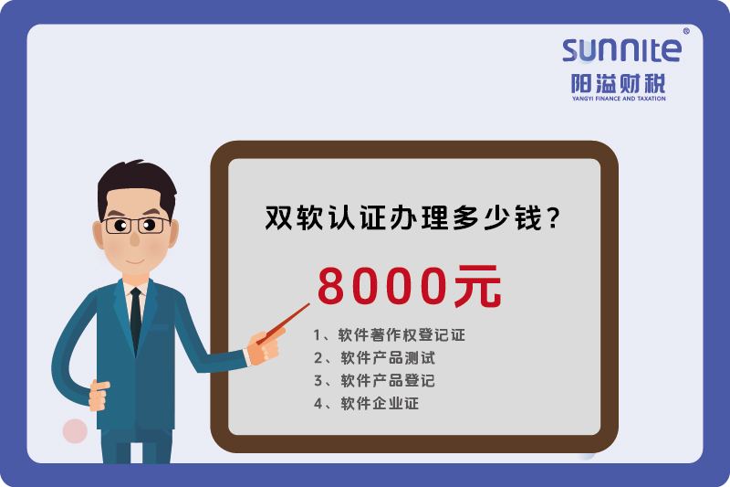 2024年3月雙軟認(rèn)證辦理多少錢？